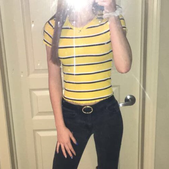 🍒3 for $12 - Garage Striped Baby Tee - Picture 2 of 6